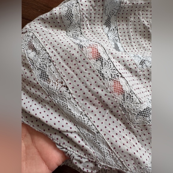 Free People Intimately Lace Slip Dress, Grey Size M - Picture 9 of 9